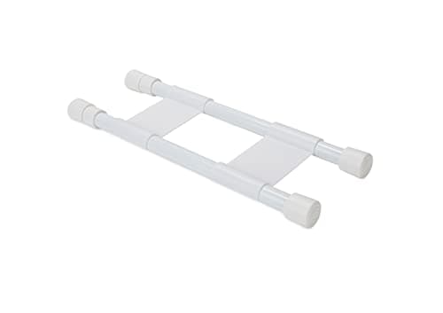 Camco RV Cupboard Double Bar | Adjustable Tension Bars