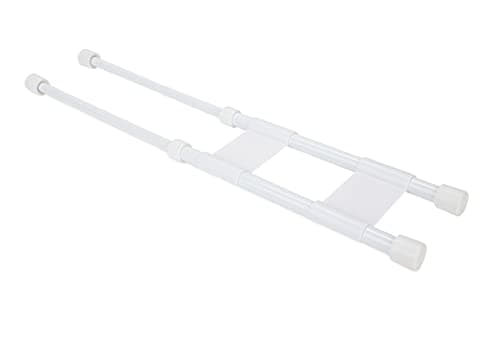 Camco RV Cupboard Double Bar | Adjustable Tension Bars