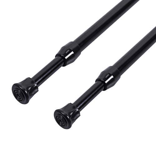 Adjustable Tension Curtain Rod for Windows, Cabinets, Blinds, Closets, Bedrooms, Kitchens, and Bathrooms