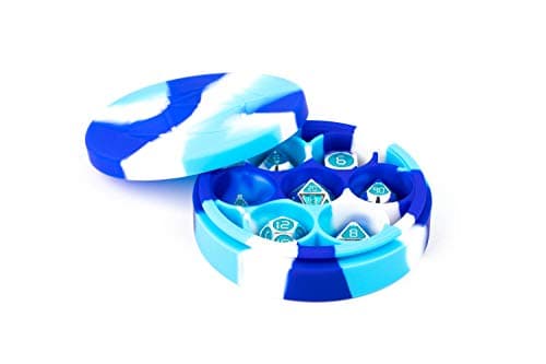 FanRoll Silicone Dice Case: Purple/Gray/Light Blue, Dungeons and Dragons Accessories