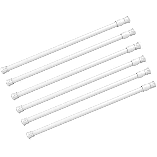 Adjustable Spring Curtain Rods for Kitchen, Bathroom, Wardrobe, and More
