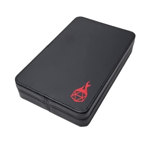 Forged Dice Co. Premium 3-Row Dice Case - Red