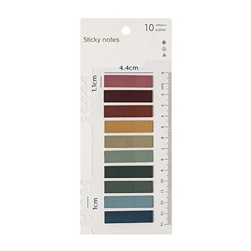 Morandi Sticky Note Tabs, Colored Book Markers for Annotating and Categorizing