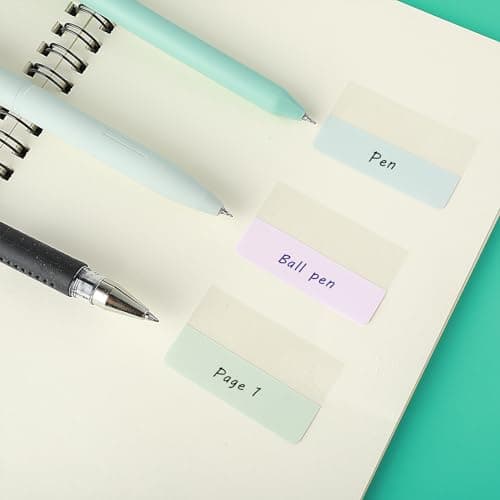 Bible Annotation Tabs - 240Pcs 6 Color Sticky Labels for Notebooks, Planners, File Folders