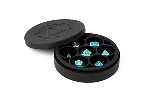 FanRoll Silicone Dice Case: Purple/Gray/Light Blue, Dungeons and Dragons Accessories