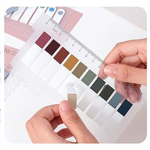 Morandi Sticky Note Tabs, Colored Book Markers for Annotating and Categorizing