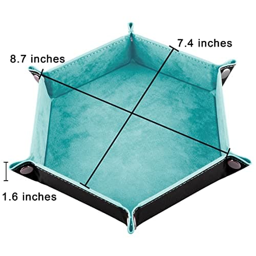 SIQUK 2 Pieces Dice Tray for Dice Games