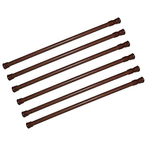 Adjustable Spring Curtain Rods for Kitchen, Bathroom, Wardrobe, and More