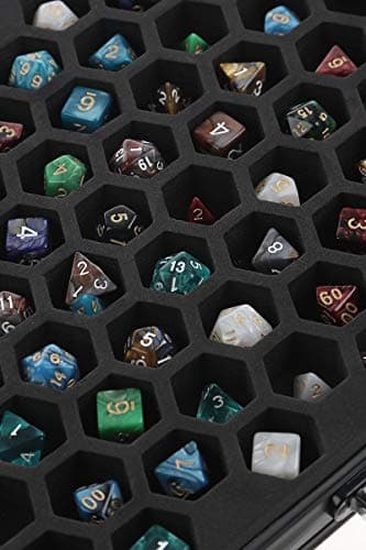 Dice Palace - 2-in-1 Dice Display & Storage Case for DND, Pathfinder, Call of Cthulhu Dice Sets