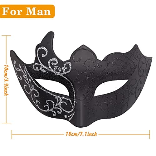 Couple Masquerade Masks Set
