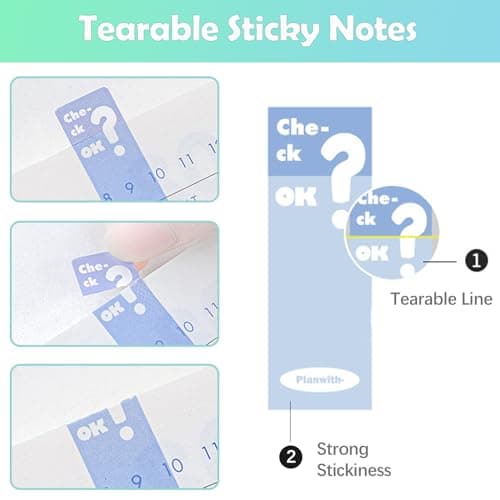 Sticky Tabs and Page Markers for Annotating Books, Office, and Study Supplies