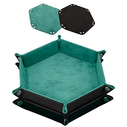 SIQUK 2 Pieces Dice Tray for Dice Games