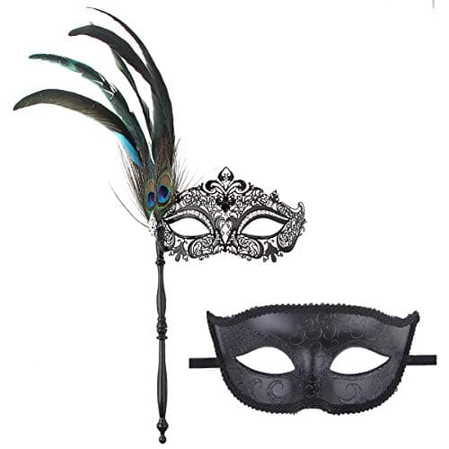 Couple Venetian Masquerade Mask