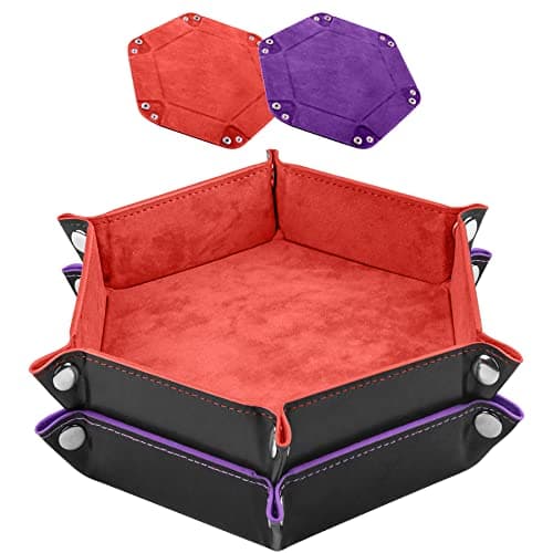 SIQUK 2 Pieces Dice Tray for Dice Games