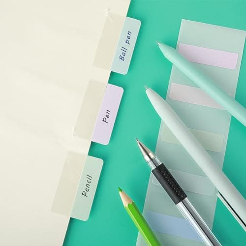Bible Annotation Tabs - 240Pcs 6 Color Sticky Labels for Notebooks, Planners, File Folders