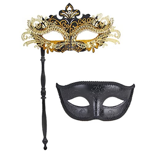 Couple Venetian Masquerade Mask