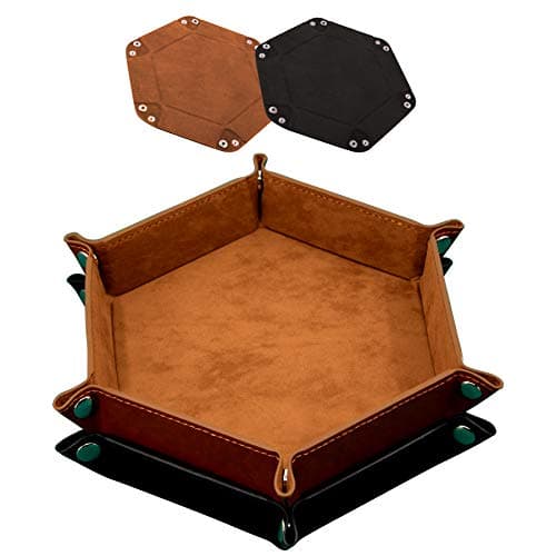 SIQUK 2 Pieces Dice Tray for Dice Games