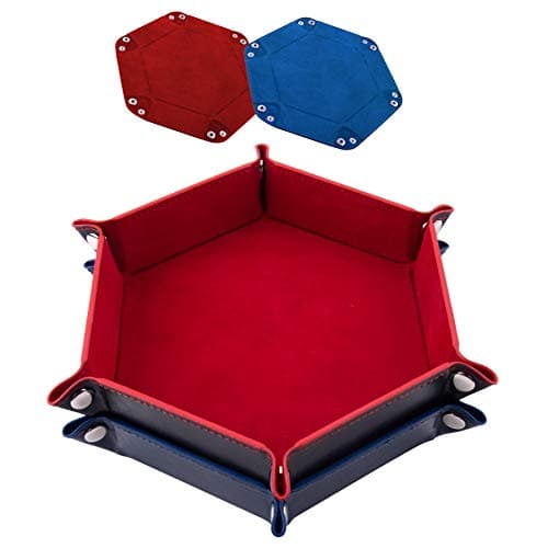 SIQUK 2 Pieces Dice Tray for Dice Games