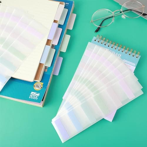 Bible Annotation Tabs - 240Pcs 6 Color Sticky Labels for Notebooks, Planners, File Folders