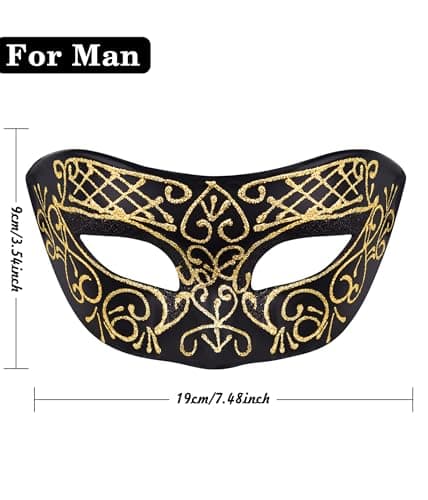 Couple Masquerade Masks Set