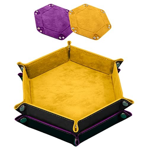 SIQUK 2 Pieces Dice Tray for Dice Games