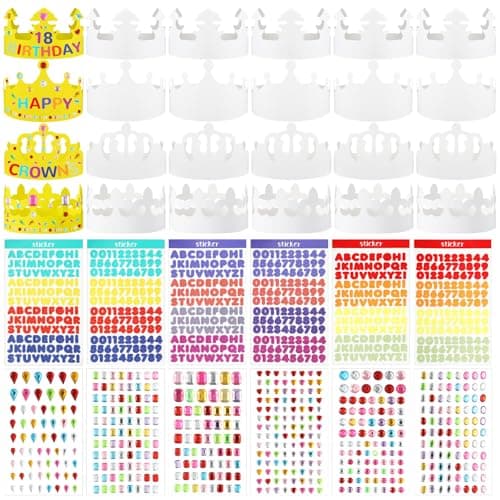 Princess Prince Birthday Party Crowns