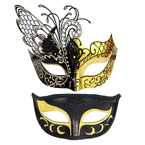 Couple Venetian Masquerade Mask