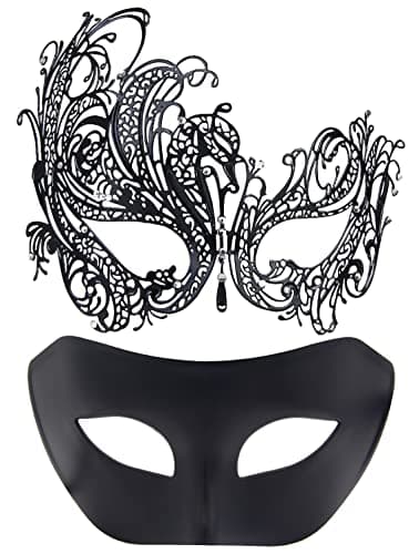 Couple Venetian Masquerade Mask