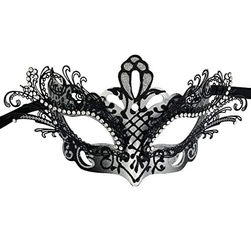 Couple Masquerade Metal Masks for Halloween and Mardi Gras