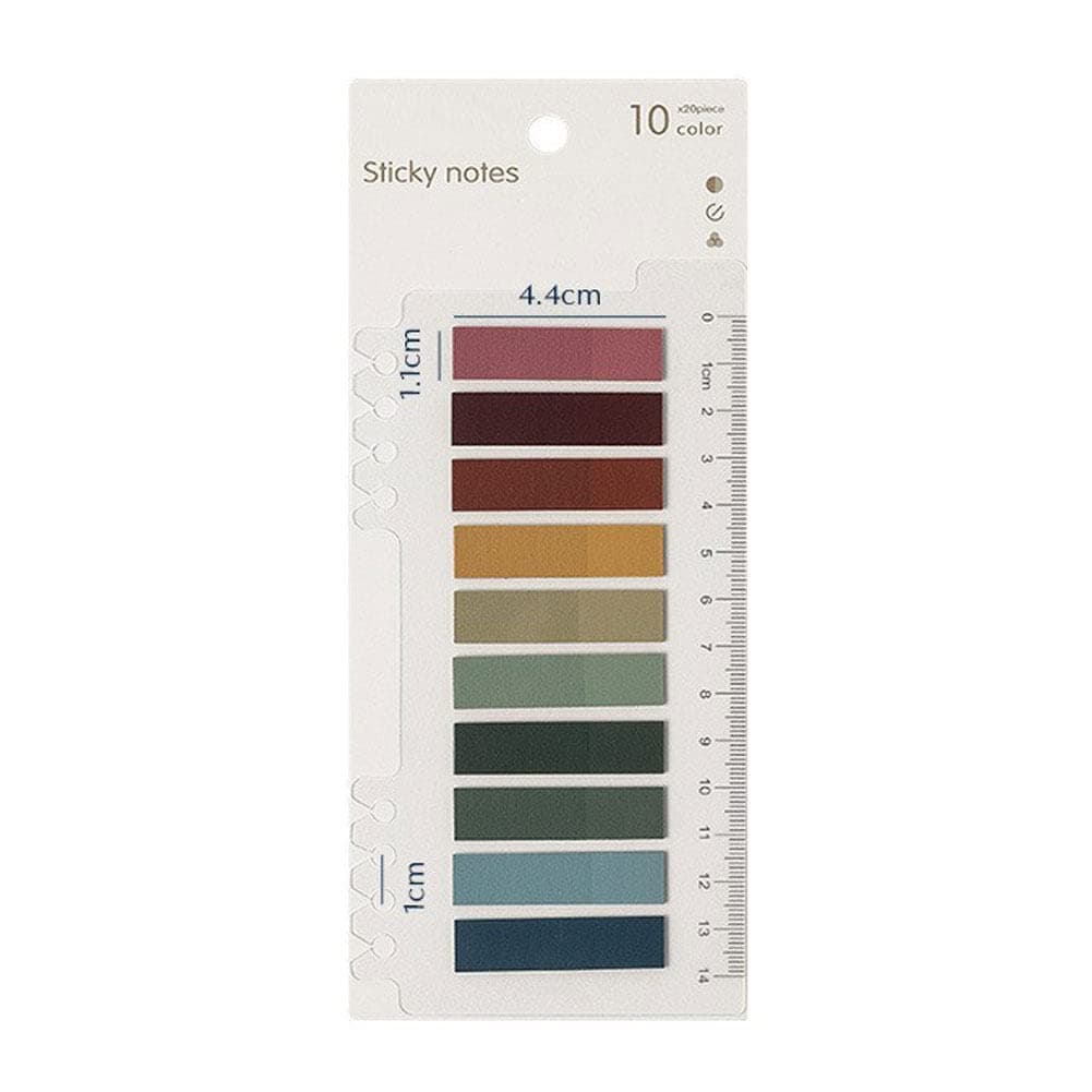 Morandi Sticky Note Tabs, Colored Book Markers for Annotating and Categorizing