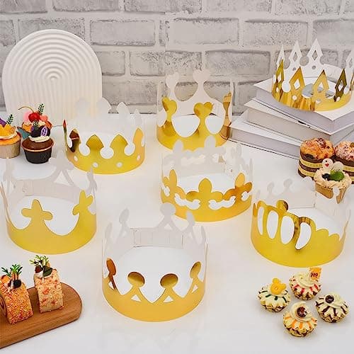 Paper Crowns for Birthday Party, 32pcs