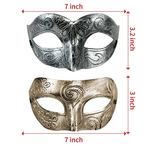 Lusy DM Vintage Antique Masquerade Masks 40 Pieces for Cosplay Carnivals Halloween