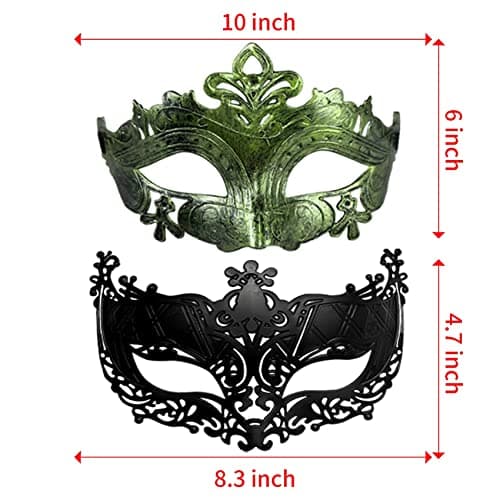 Lusy DM Vintage Antique Masquerade Masks 40 Pieces for Cosplay Carnivals Halloween