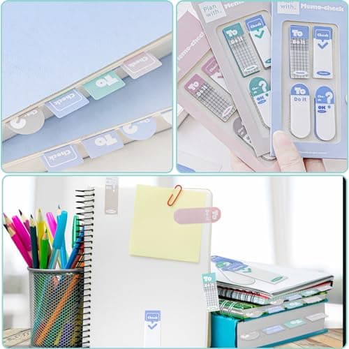 Sticky Tabs and Page Markers for Annotating Books, Office, and Study Supplies