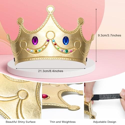 Foam Princess Crowns and Tiaras for Birthday Party Favors