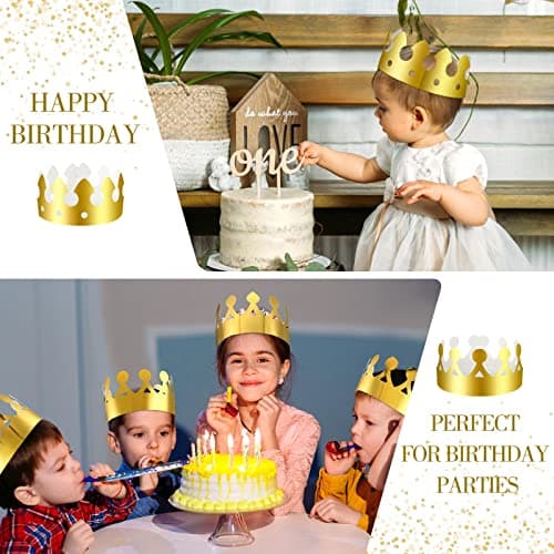 Best Gold Birthday Crowns for Kids and Adults