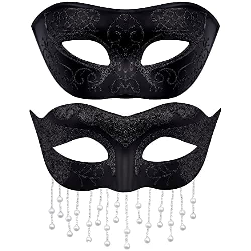 Couple Masquerade Masks Set