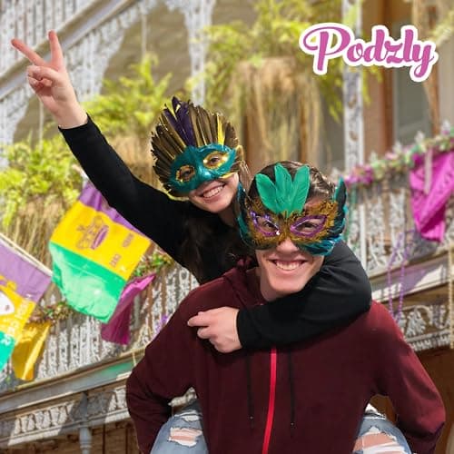 Antifaces Elegantes Mardi Gras Masks for Parties & Celebrations
