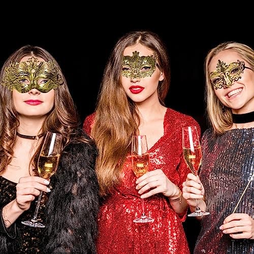 Vintage Masquerade Masks for Women and Men