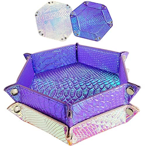 SIQUK 2 Pieces Dice Tray for Dice Games