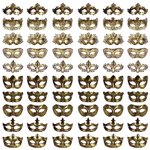 Vintage Masquerade Masks for Women and Men