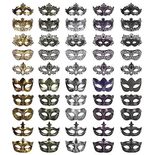 Vintage Masquerade Masks for Women and Men