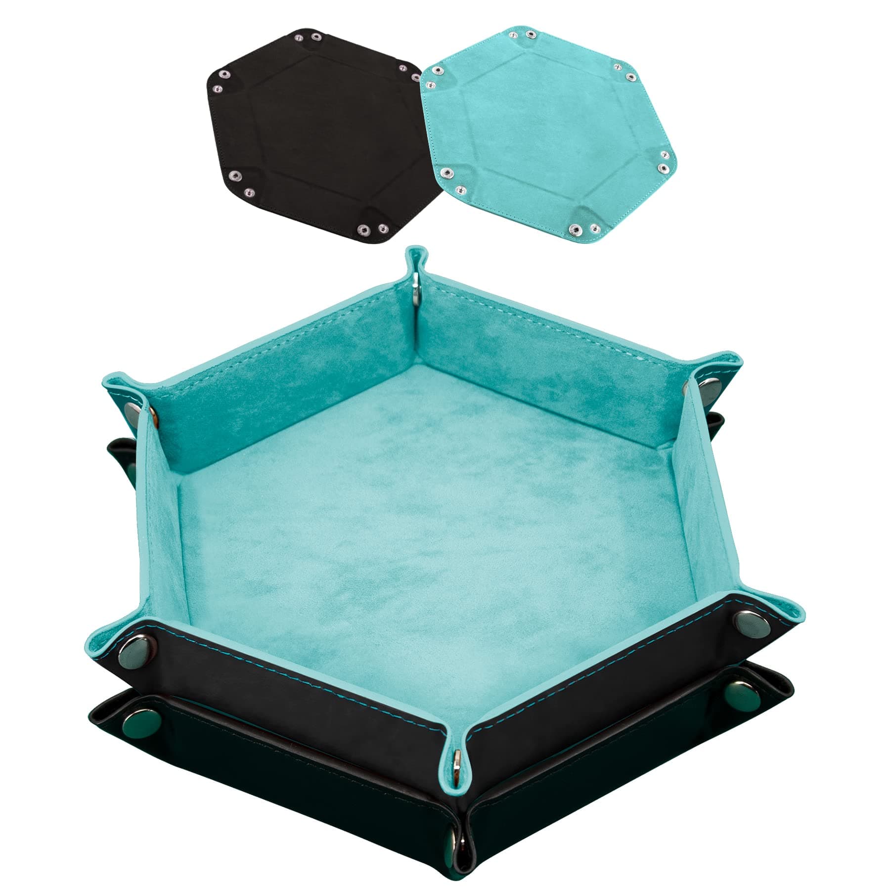 SIQUK 2 Pieces Dice Tray for Dice Games