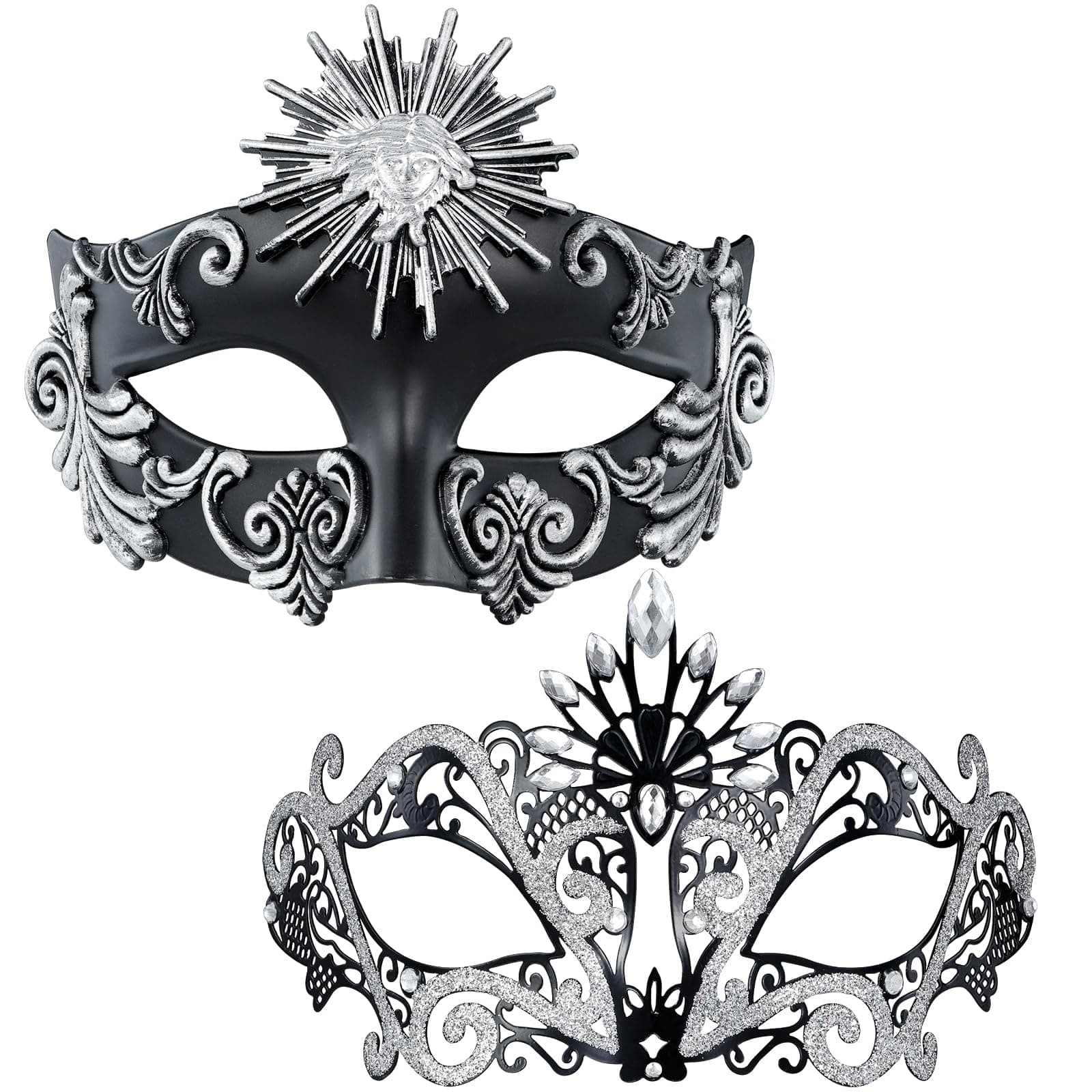MYSEUNI 2024 NEW Masquerade Masks for Couples
